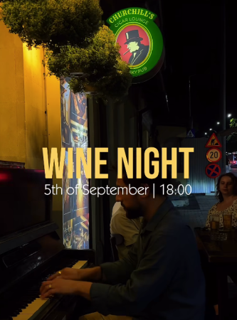 Wine night at Churchill’s Whisky Bar