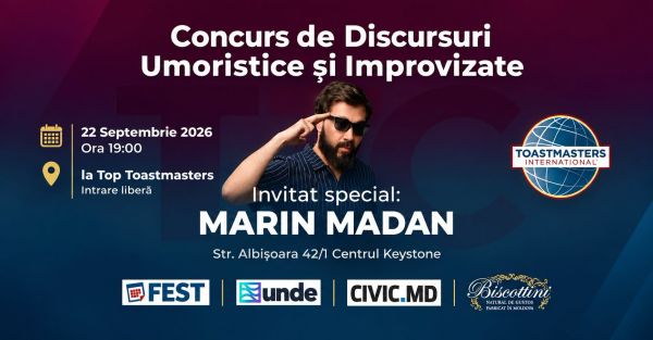 Marin Madan la Top Toastmasters