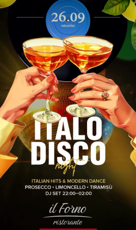 ITALO DISCO • DJ SET • IL FORNO