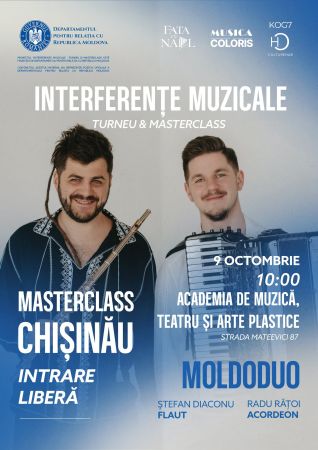 „INTERFERENȚE MUZICALE – TURNEU & MASTERCLASS”
