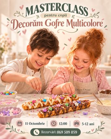 Masterclass pentru copii la Délice D’Ange!