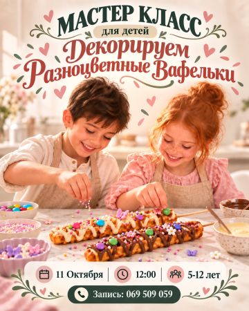 Masterclass pentru copii la Délice D’Ange!