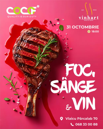 FOC, SÂNGE & VIN — Halloween la grătar!
