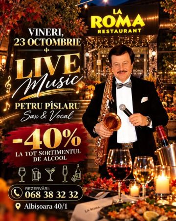 Petru Pîslaru – Sax & Vocal! 