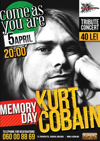 Kurt Cobain.Come as you are... 