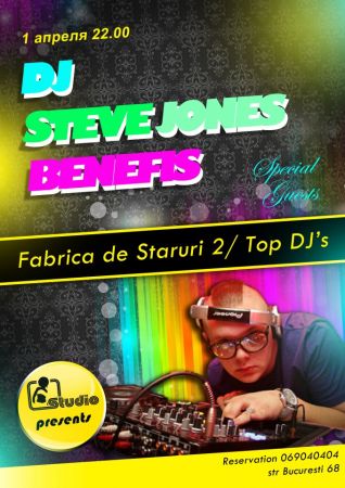 Dj Steve Jones Benefis