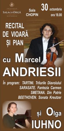 Recital de vioară - Marcel Andriesii