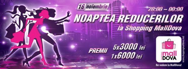 Noaptea Reducerilor la Shopping MallDova