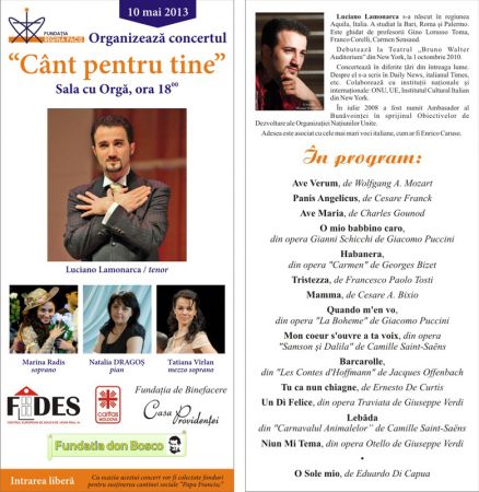 "I sing for you" Charity Concert