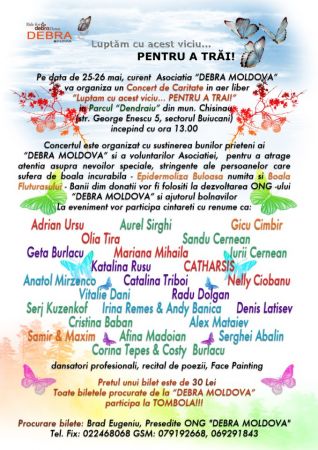 "We struggle with the disease, to live" Charity Concert
