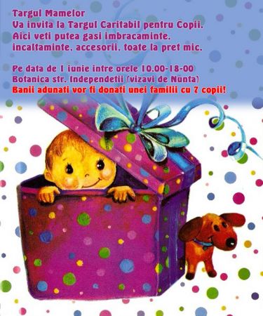Târg Caritabil pentru Copii