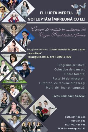 Charity Concert in support of Eugene Brad