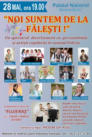"Noi suntem de la Falesti" Concert