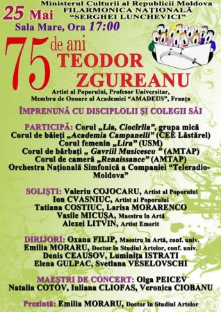 75 years - Teodor Zgureanu