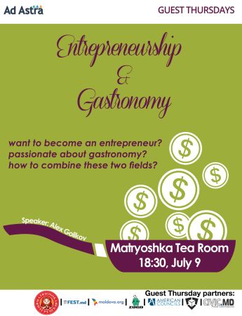 Guest Thursday - Entrepreneurship and Gastronomy