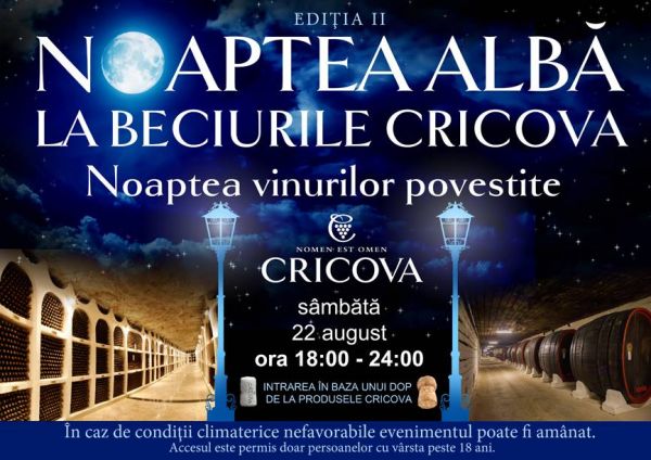 Noaptea albă la Beciurile Cricova