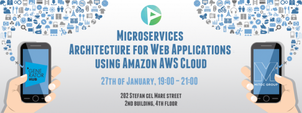 Microservices Architecture for Web Applications using Amazon AWS Cloud