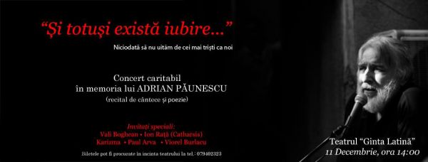 In Memoriam Adrian Paunescu - Charity Concert