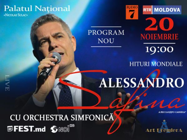 Alessandro Safina la Chișinău
