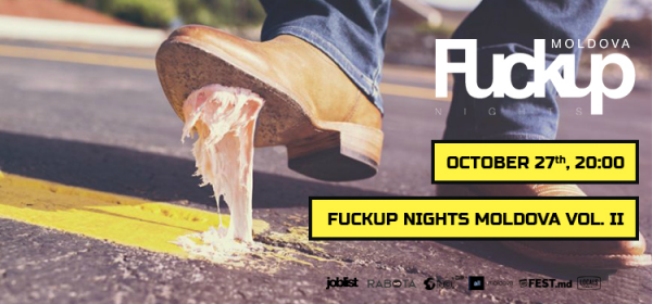 Fuckup Nights Moldova Vol. II