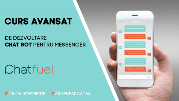 Curs intensiv de dezvoltarea Chat Bot pentru Messenger