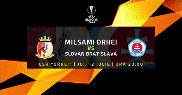Europa League: Milsami Orhei - Slovan Bratislava