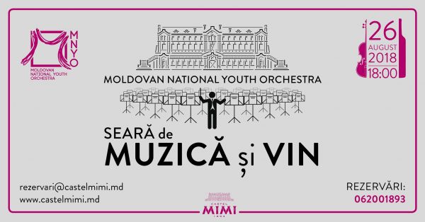 Seară de Muzică și Vin cu Moldovan National Youth Orchestra