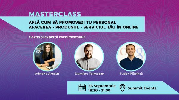 MasterClass: Learn how to personally promote your business / product