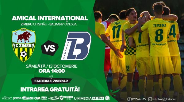 FC Zimbru - FK Balkany International friendship