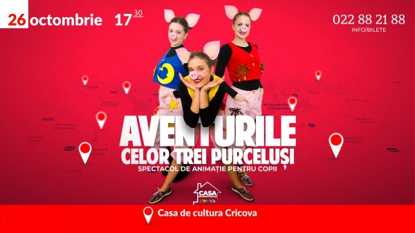 Aventurile celor Trei Purceluși la Cricova