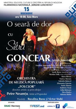 O seară de dor cu Silvia Goncear