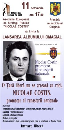 In Memoriam - Nicolae Costin