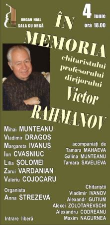 In Memoriam - Victor Rahmanov