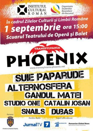 Concert Phoenix in cadrul "Zilelor Culturii şi Limbii Române"